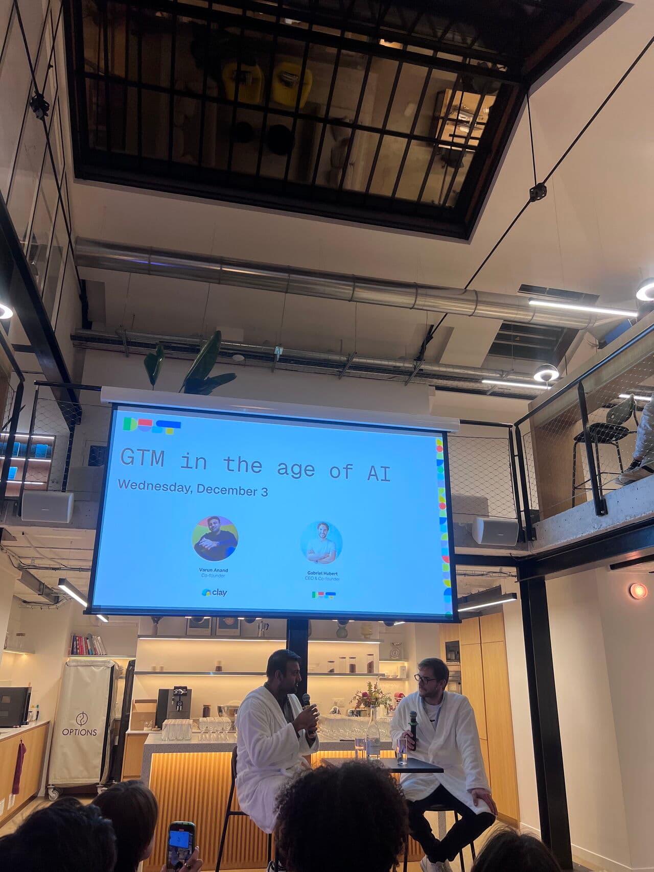 Paris event with Clay and Dust